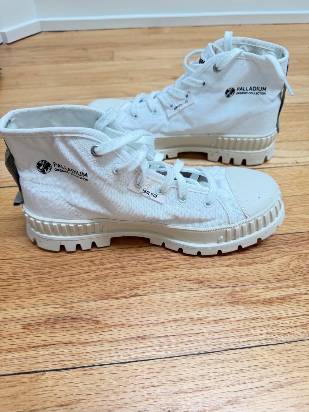 Palladium PallaShock Original V1  Mid-Top Boots | Star White | Women’s 8.5 - Picture 5 of 16